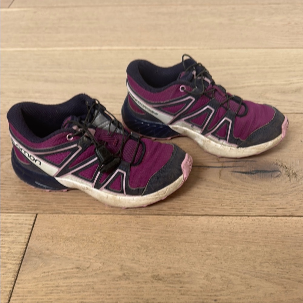 Salomon Speedcross Magenta and Navy Trail Shoes